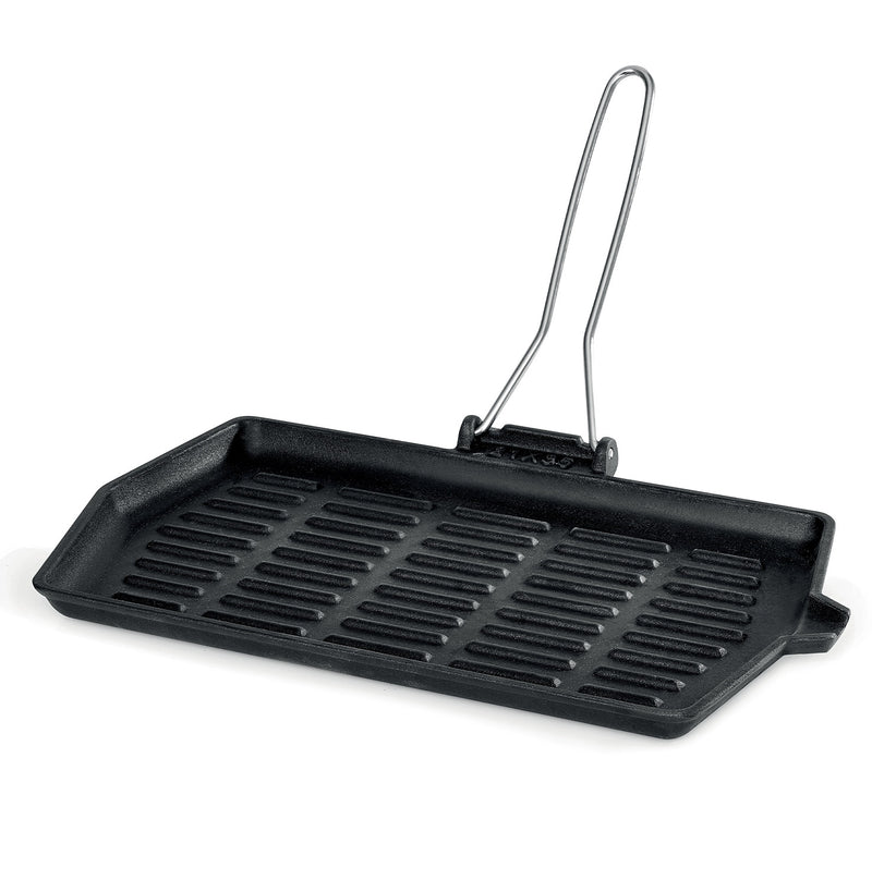 Bistecchiera ghisa con manico pieghevole
