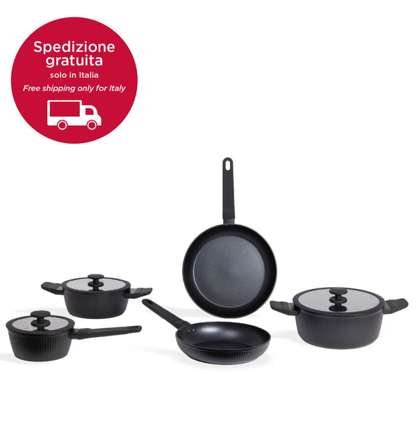 Batteria 8 Pezzi antiaderente