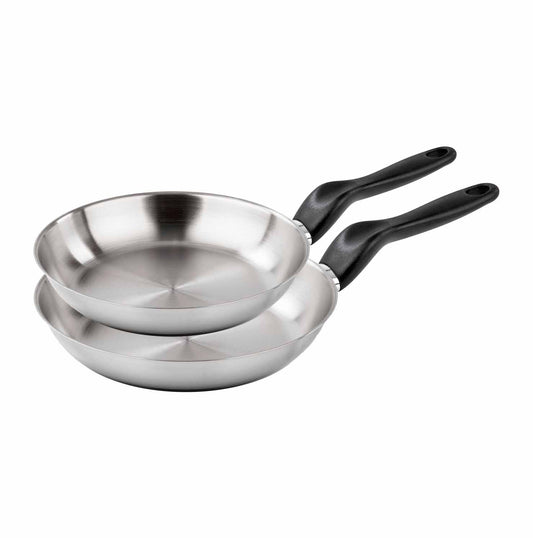 Basic acciaio inox - Set padella cm 20/24