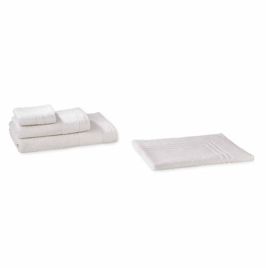 Doppio Ritorto - asciugamano ospite panna