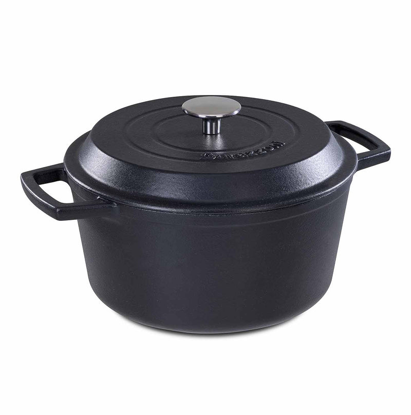 Casseruola con coperchio - nero opaco