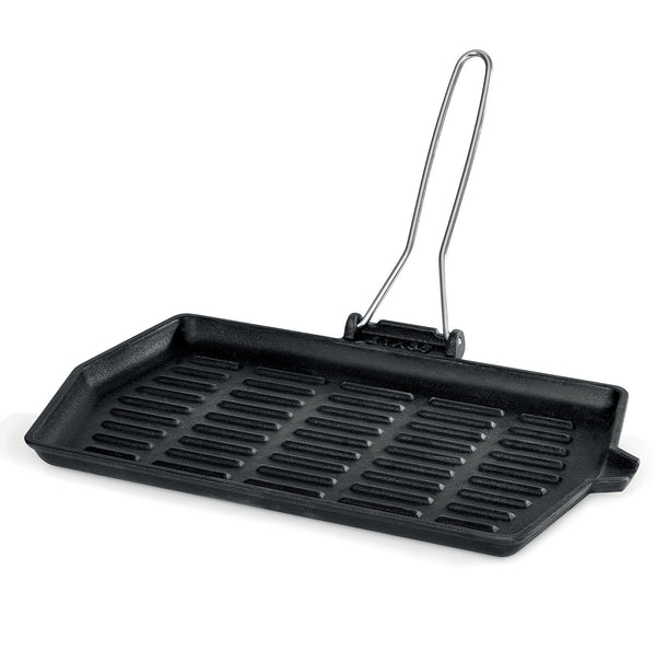 Bistecchiera ghisa con manico pieghevole