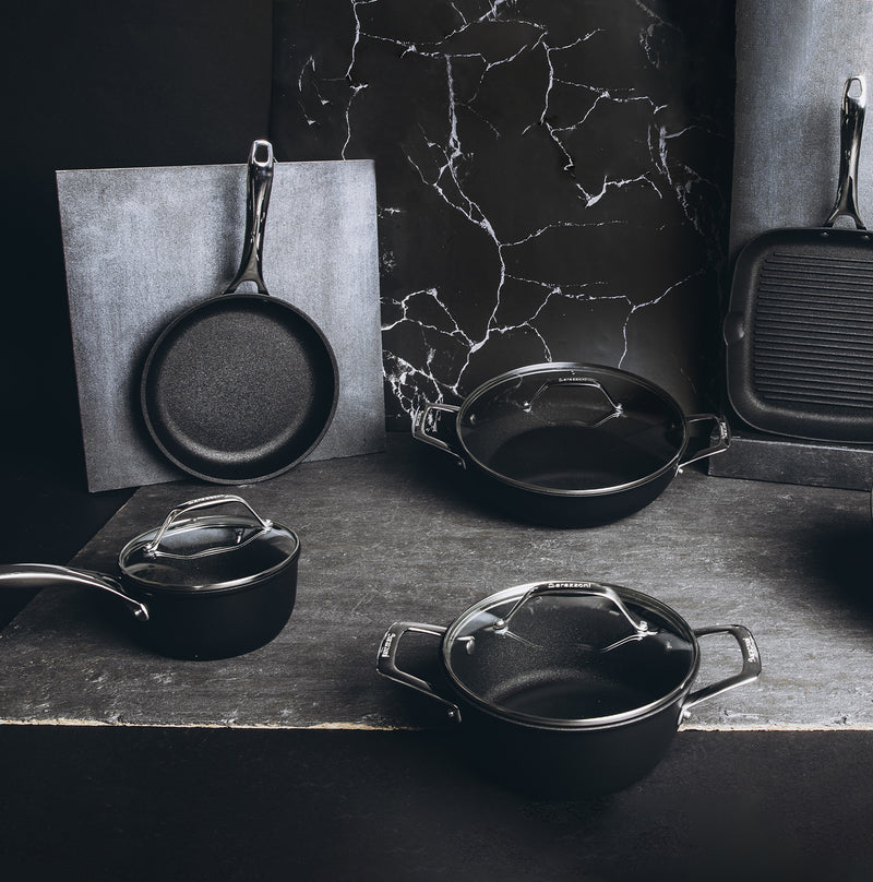 Basic antiaderente - set padella cm 24 + wok cm 28