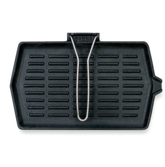 Bistecchiera ghisa con manico pieghevole