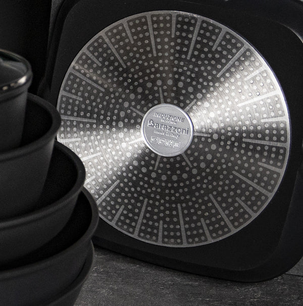 Basic antiaderente - set padella cm 24 + wok cm 28